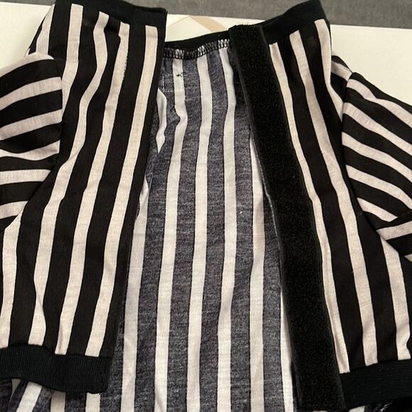 SILVER PAW DOG PJs BLACK and GRAY STRIPE SIZE LARGE - Picture 8 of 13